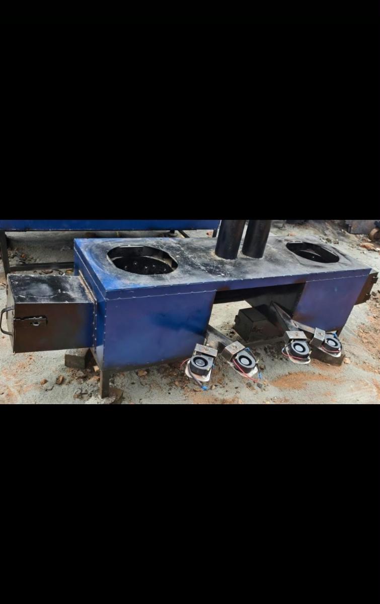 Commercial Wooden Rocket Stove